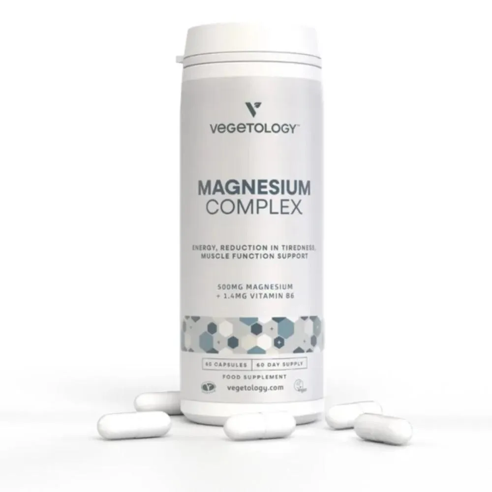 Vegetology Magnesiumcomplex Vitamine B6, 60 capsules