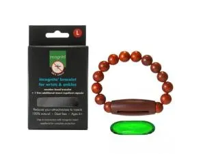 Incognito  Houten armband met capsule L