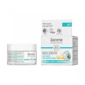 Lavera Basis Sensitiv Anti-Ageing Hydraterende Gezichtscrème met Q10 50ml