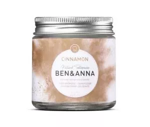 Ben & Anna Whitening tandpoeder met kaneel (45 g) - laat een frisse adem achter