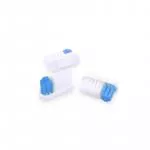 Lamazuna Bioplastische tandenborstel met vervangbare kop, medium hard, blauw