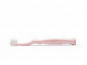 Nano-b Kindertandenborstel met zilver - roze