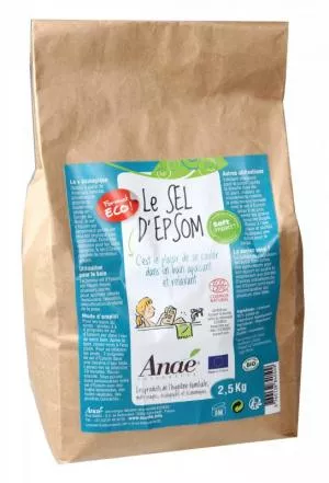 Ecodis Anaé van Epsom zout (zak van 2,5 kg) - voor bad, scrub en tuin