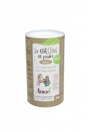 Anaé by Rhassoul - Marokkaanse klei (pot van 500 g) - shampoo, scrub of masker