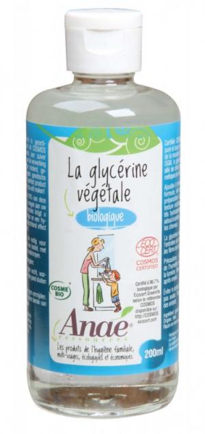 Anaé van plantaardige glycerine BIO (200 ml) - hydrateert en verzacht de huid