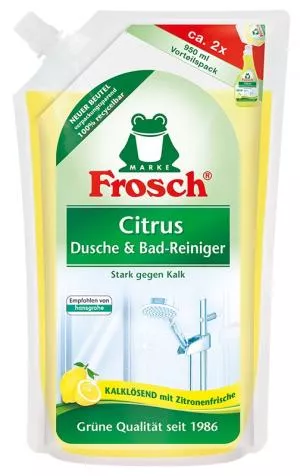 Frosch EKO Badkamer en douche reiniger met citroen - navulling (950 ml)