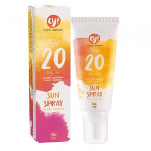 Zonnebrandspray SPF 20 BIO (100 ml) - 100% natuurlijk, met minerale pigmenten