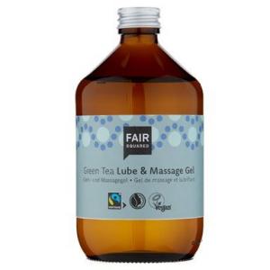 Smeer- en massagegel met groene thee (500 ml) - veganistisch en fair trade