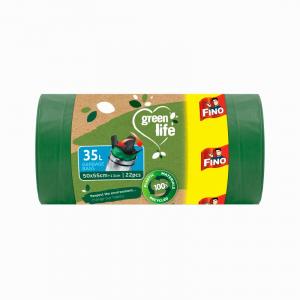 Vuilniszakken Green Life Easy pack 25 μm - 35 l (22 stuks)