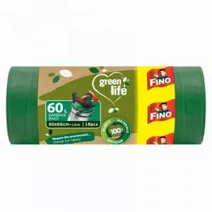 FINO Vuilniszakken Green Life Easy pack 27 μm - 60 l (18 stuks)