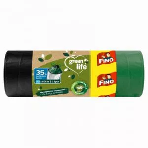 FINO Green Life oprolbare vuilniszakken - 35 l (15 stuks)