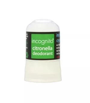 Incognito Citronela beschermende kristaldeodorant (50 ml) - ruikt niet naar lastige insecten