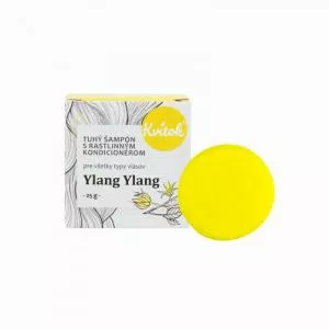 Kvitok Stevige shampoo met conditioner voor licht haar Ylang Ylang (25 g) - schuimt heerlijk