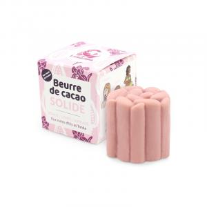 Vaste cacaoboter roze BIO (55 g) - 3 in 1: voor gezicht, lichaam en massage