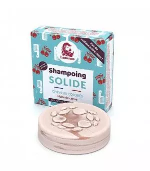 Lamazuna Vaste shampoo voor gekleurd haar - kersenolie (70 g)