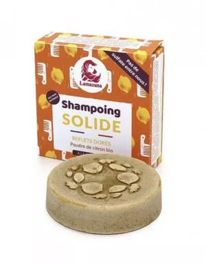 Lamazuna Vaste shampoo voor blond en licht haar - citroen (70 g)