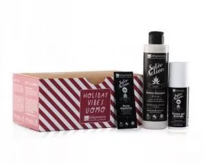laSaponaria Holiday Vibes geschenkpakket - voor mannen - huidserum en douche 2in1