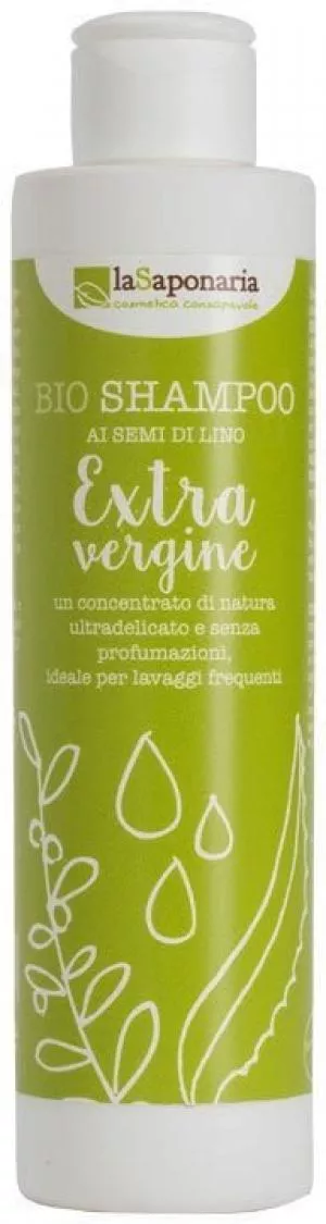 laSaponaria Shampoo met extra olijfolie van eerste persing BIO (200 ml)