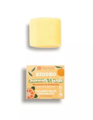 laSaponaria Solid deodorant Summer Crush BIO (40 g) - met exotische citrusgeur