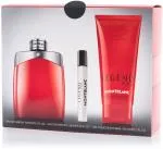 Montblanc Legend Red EDP 100 ml + EDP MINI 7,5 ml + SG voor lichaam en haar 100 ml M