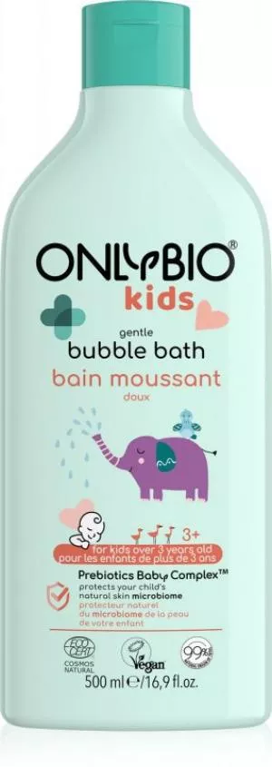 OnlyBio Zacht badschuim voor kinderen vanaf 3 jaar (500 ml)