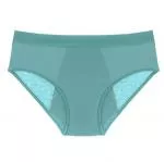 Pinke Welle Menstruatie Slipje Azure Bikini - Medium - Medium en lichte menstruatie (M)