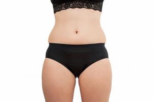 Menstruatie Slipje Zwart Bikini - Medium Zwart - htr. en lichte menstruatie (S)