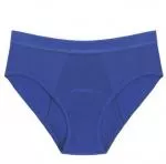 Pinke Welle Menstruatie Slipje Bikini Blauw - Medium - Medium kleur. en lichte menstruatie (L)