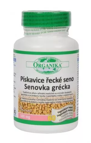 Organika Fenegriek 500 mg, 60 capsules
