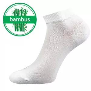 Lonka Bamboo sokken laag wit
