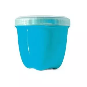 Preserve Snackdoos (240 ml) - blauw - gemaakt van 100% gerecycleerd plastiek