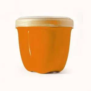 Preserve Snackdoos (240 ml) - oranje - gemaakt van 100% gerecycleerd plastic