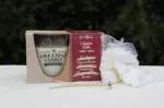 The Greatest Candle in the World Set - 1x kaars (130 g) 2x vulling - hout en kruiden - u kunt thuis nog twee kaarsen maken