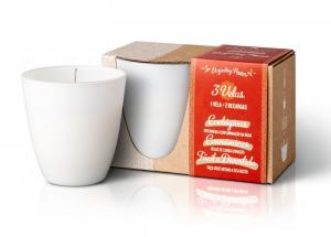 Set - 1x kaars (130 g) 2x vulling - darjeeling bloem - u kunt thuis nog twee kaarsen maken