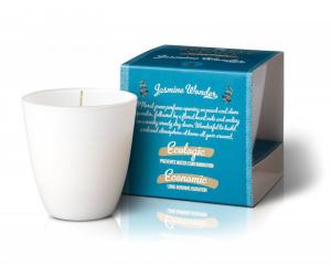 Geurkaars in glas (130 g) - jasmine miracle