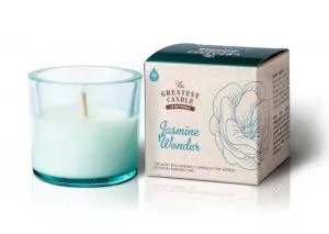The Greatest Candle in the World Geurkaars in glas (75 g) - jasmine miracle