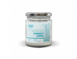 The Greatest Candle Zero-waste kaars in glas (120 g) - jasmijn wonder - gaat ongeveer 30 uur mee