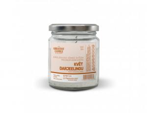 The Greatest Candle Zero-waste kaars in glas (120 g) - darjeeling bloem - gaat ongeveer 30 uur mee