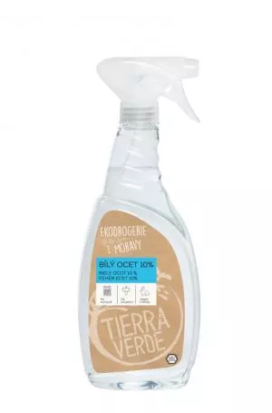 Tierra Verde Witte azijn 10% 750 ml - spray - universele huishoudhulp