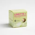 Velvety Badbom met macadamia-olie - Limoen (50 g)