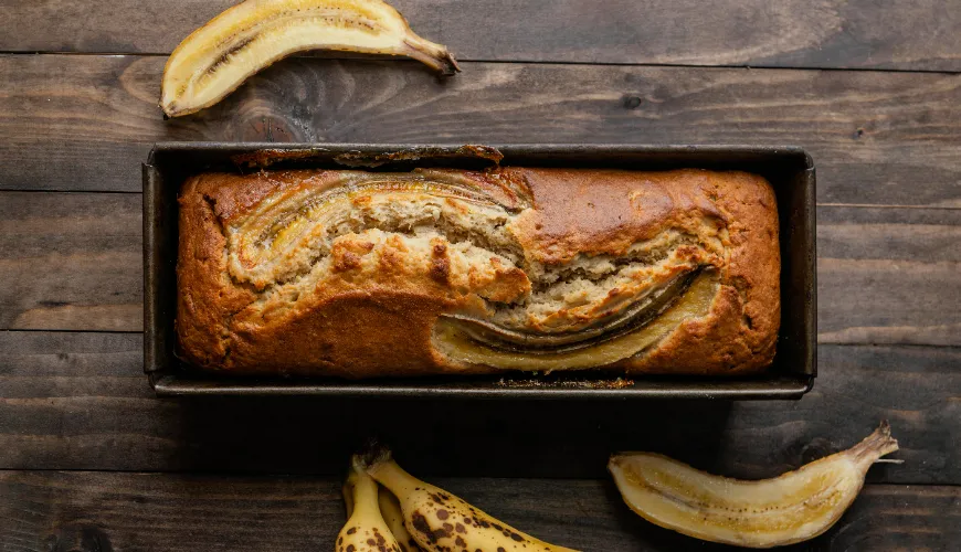 Bak een gezonde bananenbrood zonder suiker