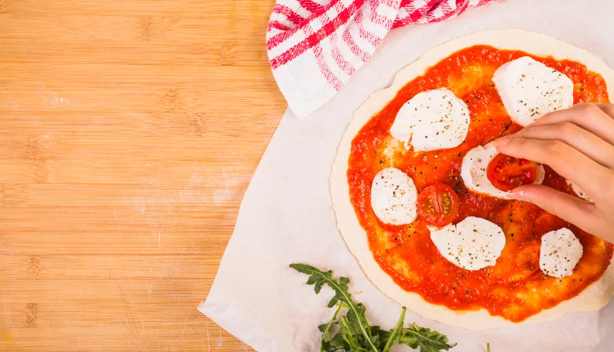 Geweldige pizza zonder gist die iedereen zal plezieren