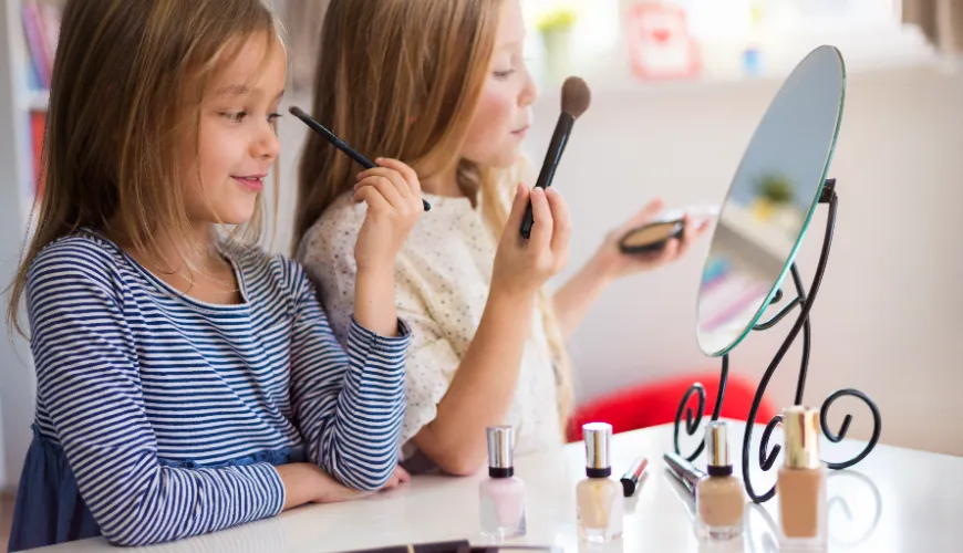 Gezonde huid begint met natuurlijke cosmetica voor jonge meisjes