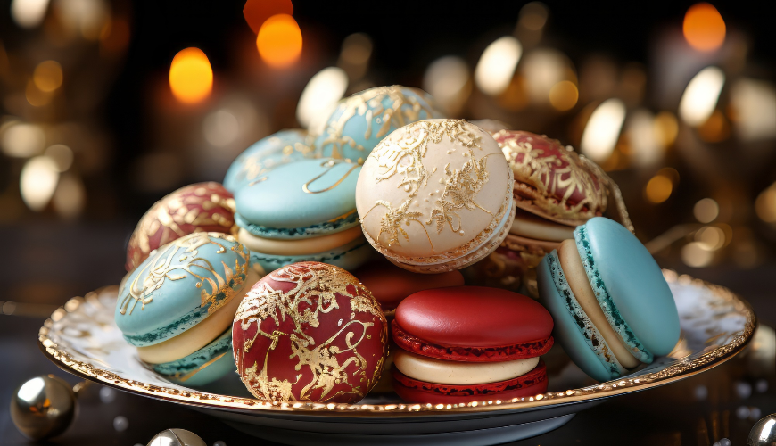 Luxe moderne koekjes waar iedereen dol op zal zijn