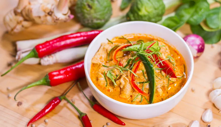 Thais curry neemt je mee naar het exotische Thailand