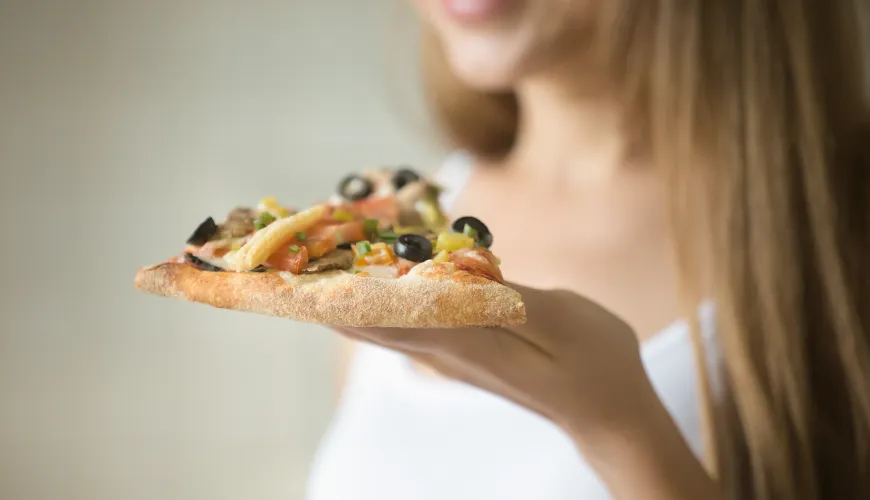 Fitness pizza die smaak en gezonde waarden combineert