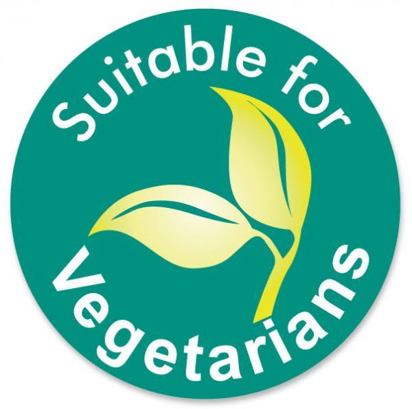 Geschikt voor vegetariërs